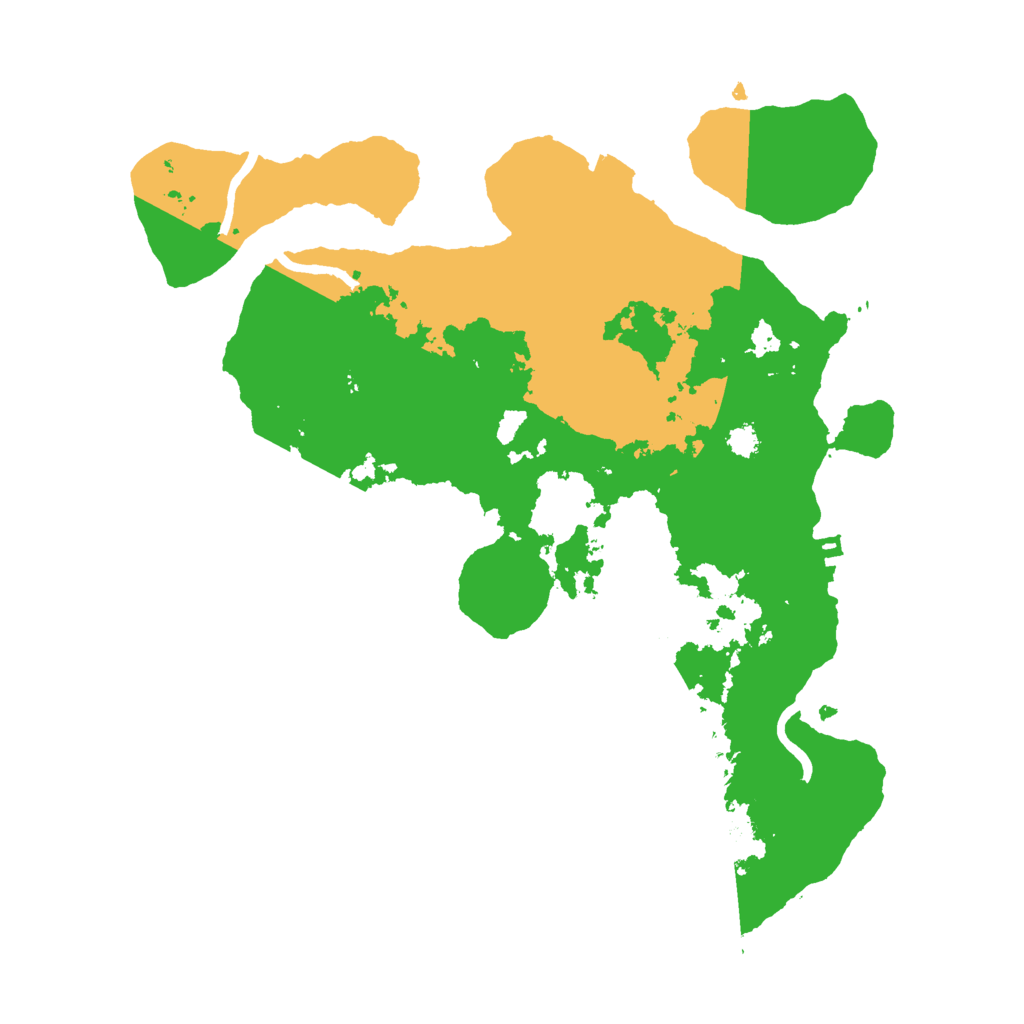 Biome Rust Map: Procedural Map, Size: 3000, Seed: 855264283
