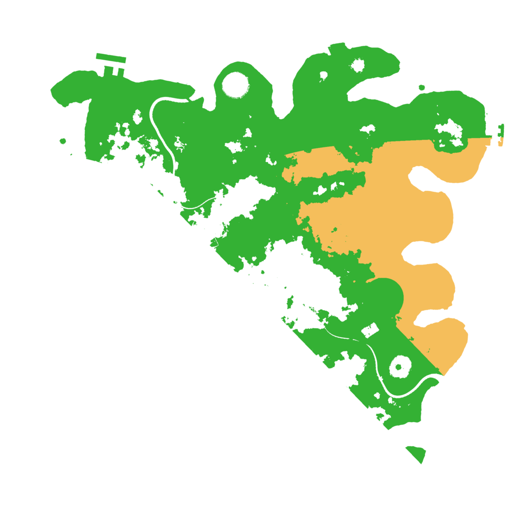 Biome Rust Map: Procedural Map, Size: 3500, Seed: 1189311510