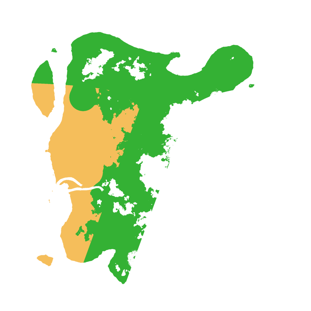 Biome Rust Map: Procedural Map, Size: 3000, Seed: 226395939