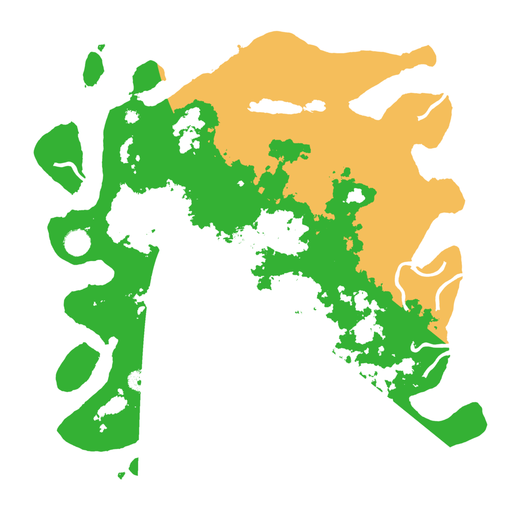 Biome Rust Map: Procedural Map, Size: 3500, Seed: 1529563596