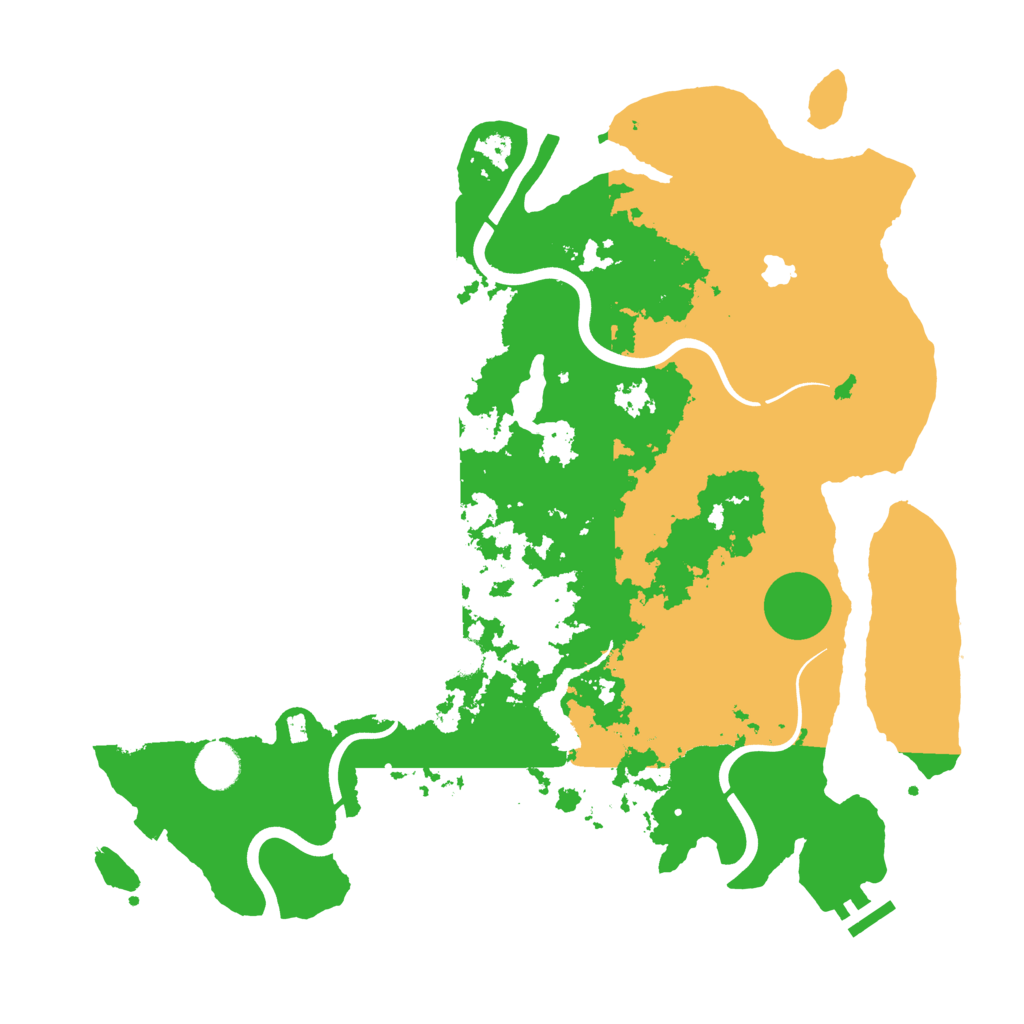 Biome Rust Map: Procedural Map, Size: 4000, Seed: 1282199647