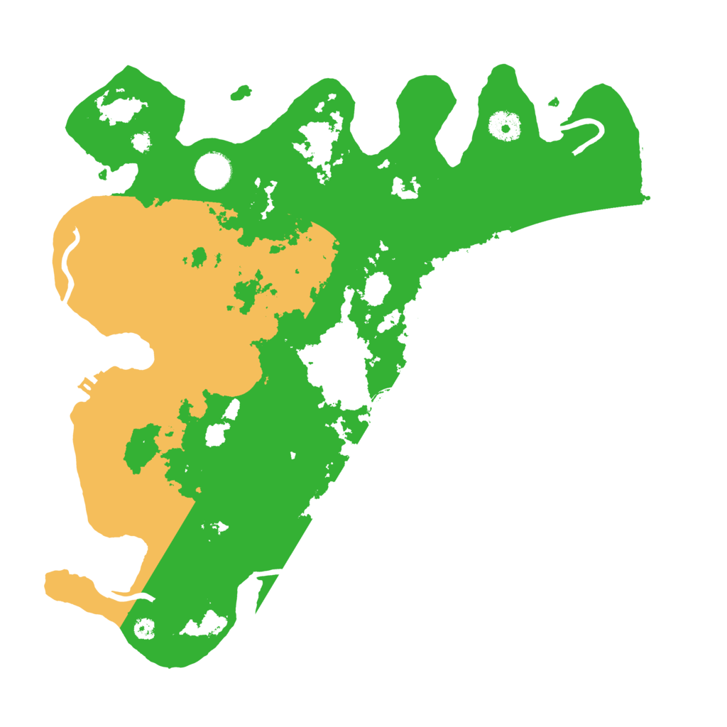 Biome Rust Map: Procedural Map, Size: 3500, Seed: 359308
