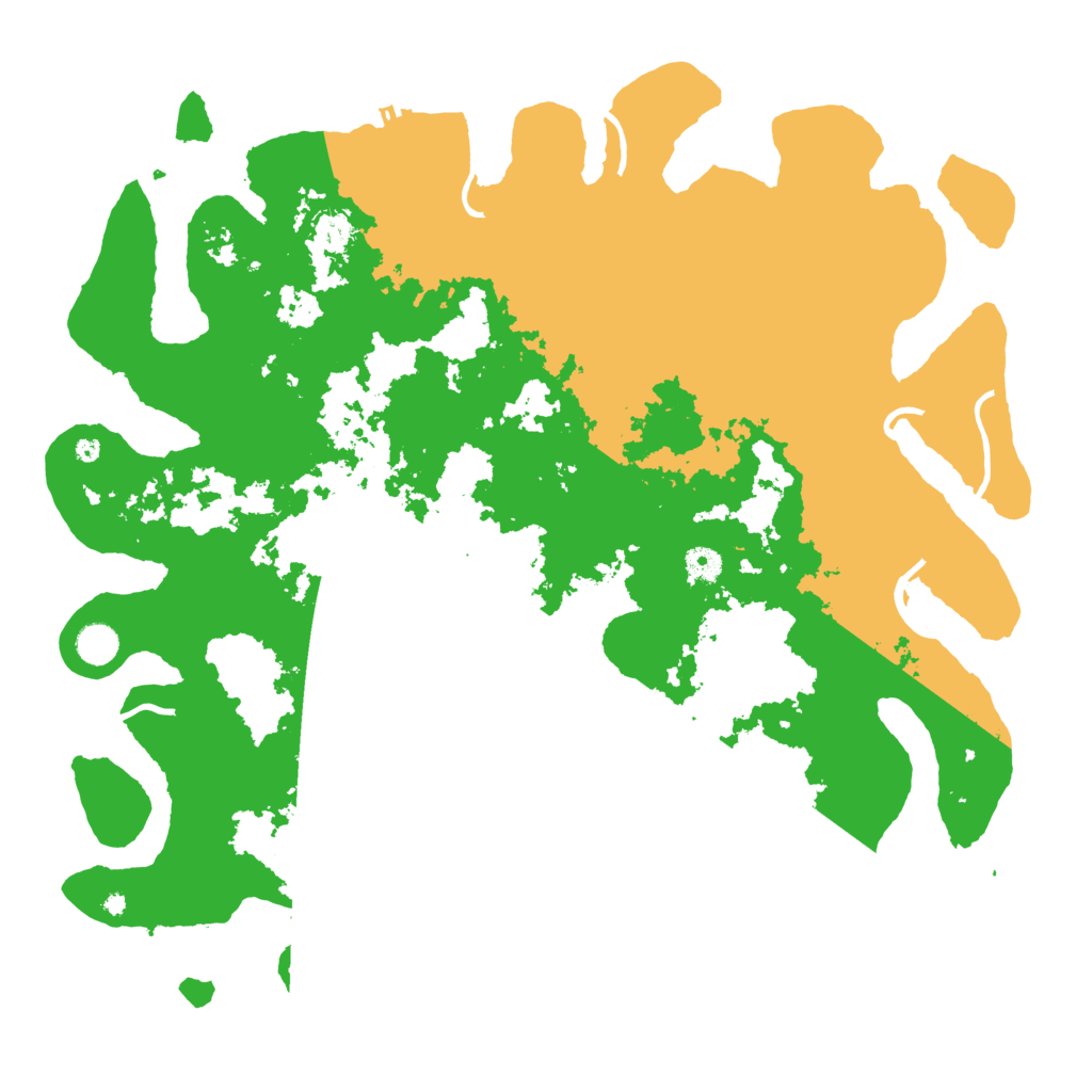 Biome Rust Map: Procedural Map, Size: 4600, Seed: 6329654