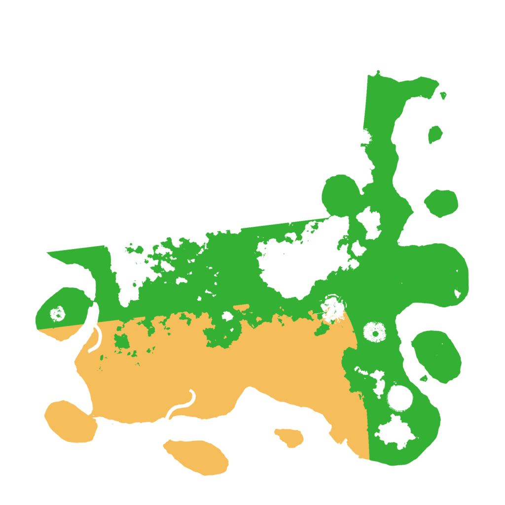 Biome Rust Map: Procedural Map, Size: 3497, Seed: 241225468