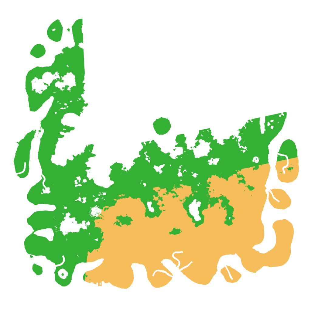 Biome Rust Map: Procedural Map, Size: 5000, Seed: 9267591