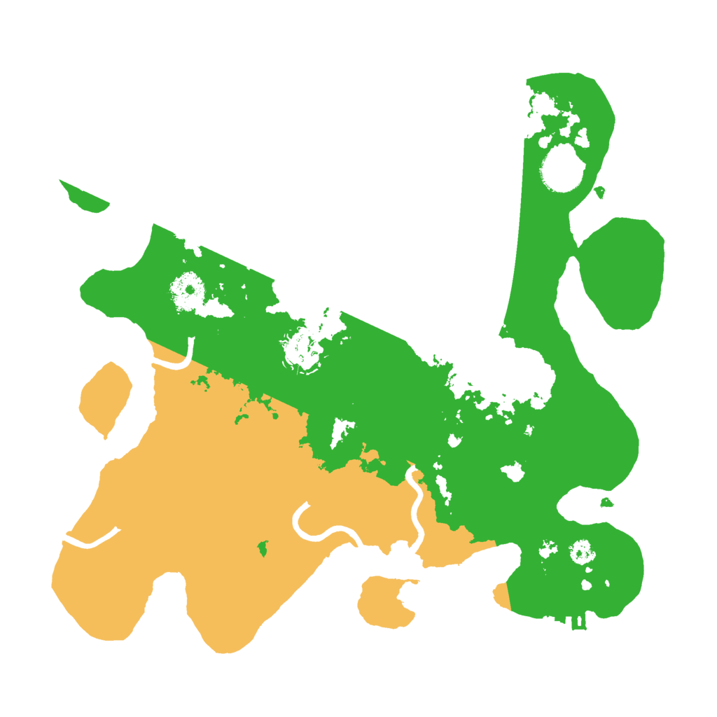 Biome Rust Map: Procedural Map, Size: 3000, Seed: 1623329