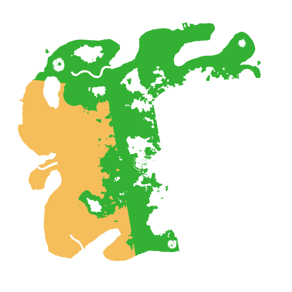 Biome Rust Map: Procedural Map, Size: 3500, Seed: 435156052
