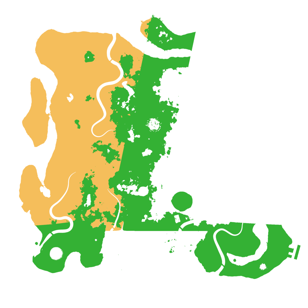 Biome Rust Map: Procedural Map, Size: 4250, Seed: 41494711