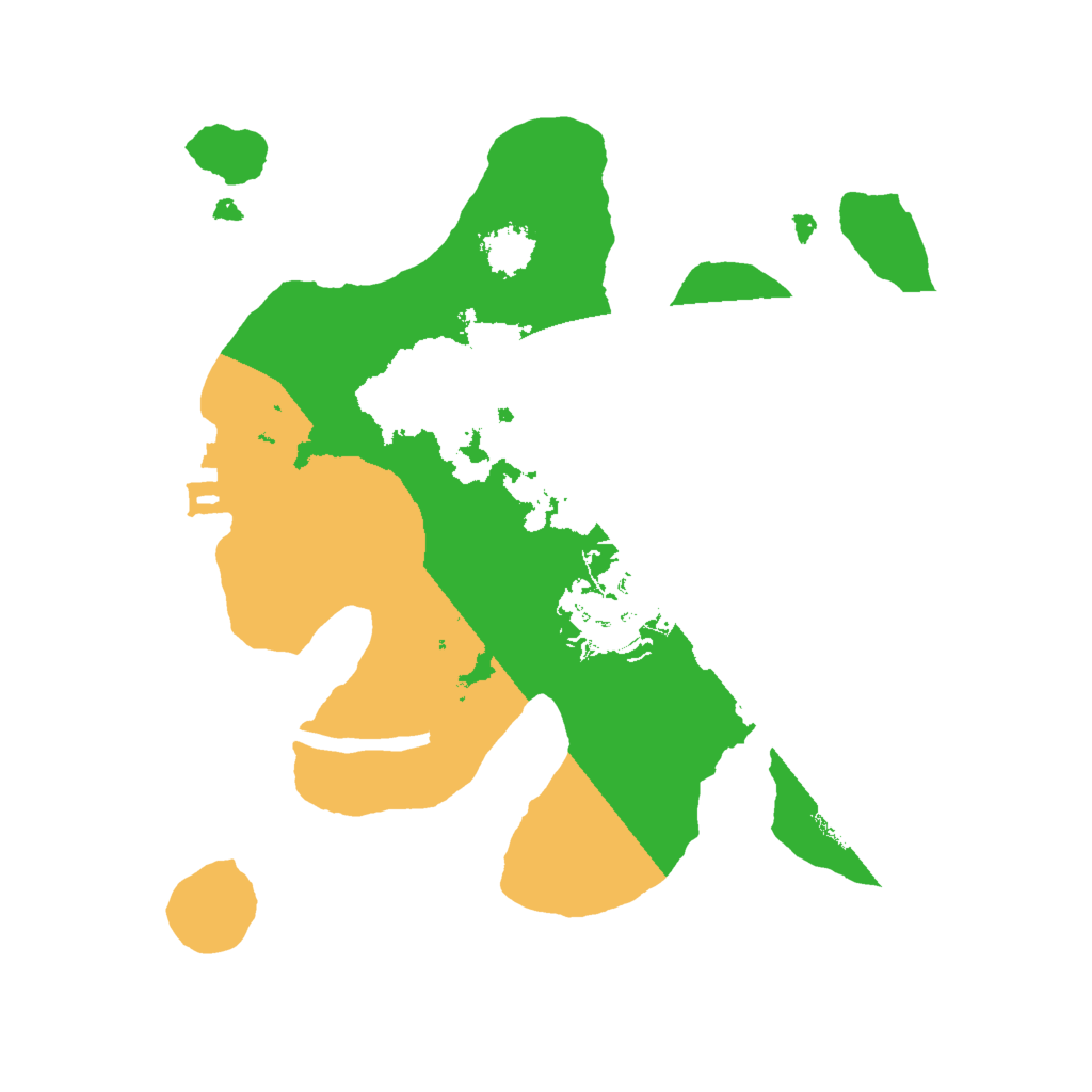 Biome Rust Map: Procedural Map, Size: 2000, Seed: 9302387