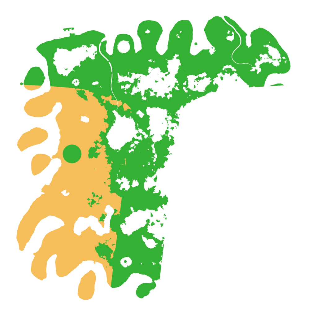 Biome Rust Map: Procedural Map, Size: 4500, Seed: 706173366
