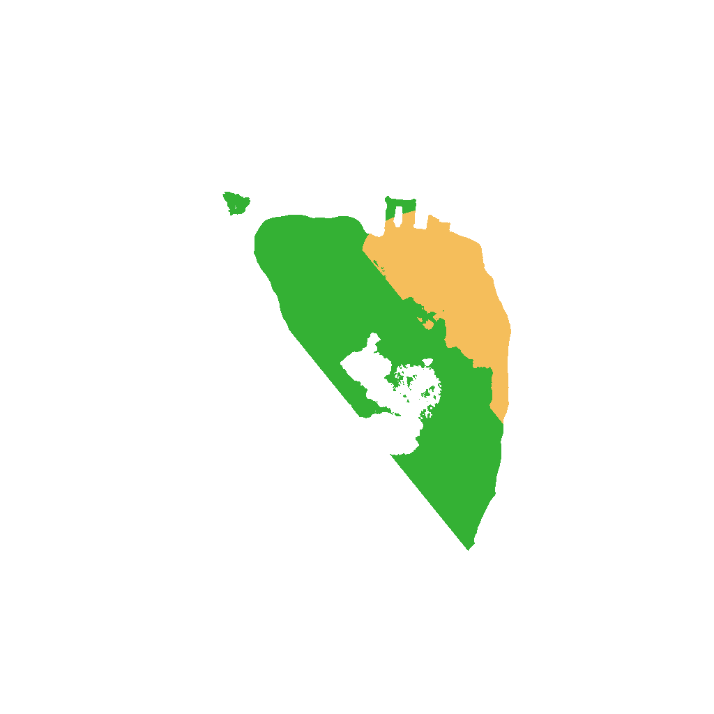 Biome Rust Map: Procedural Map, Size: 1420, Seed: 6234584