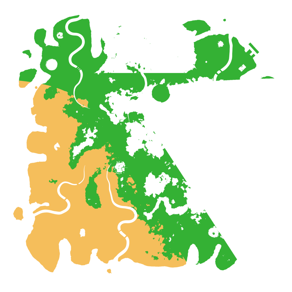 Biome Rust Map: Procedural Map, Size: 4500, Seed: 4058956