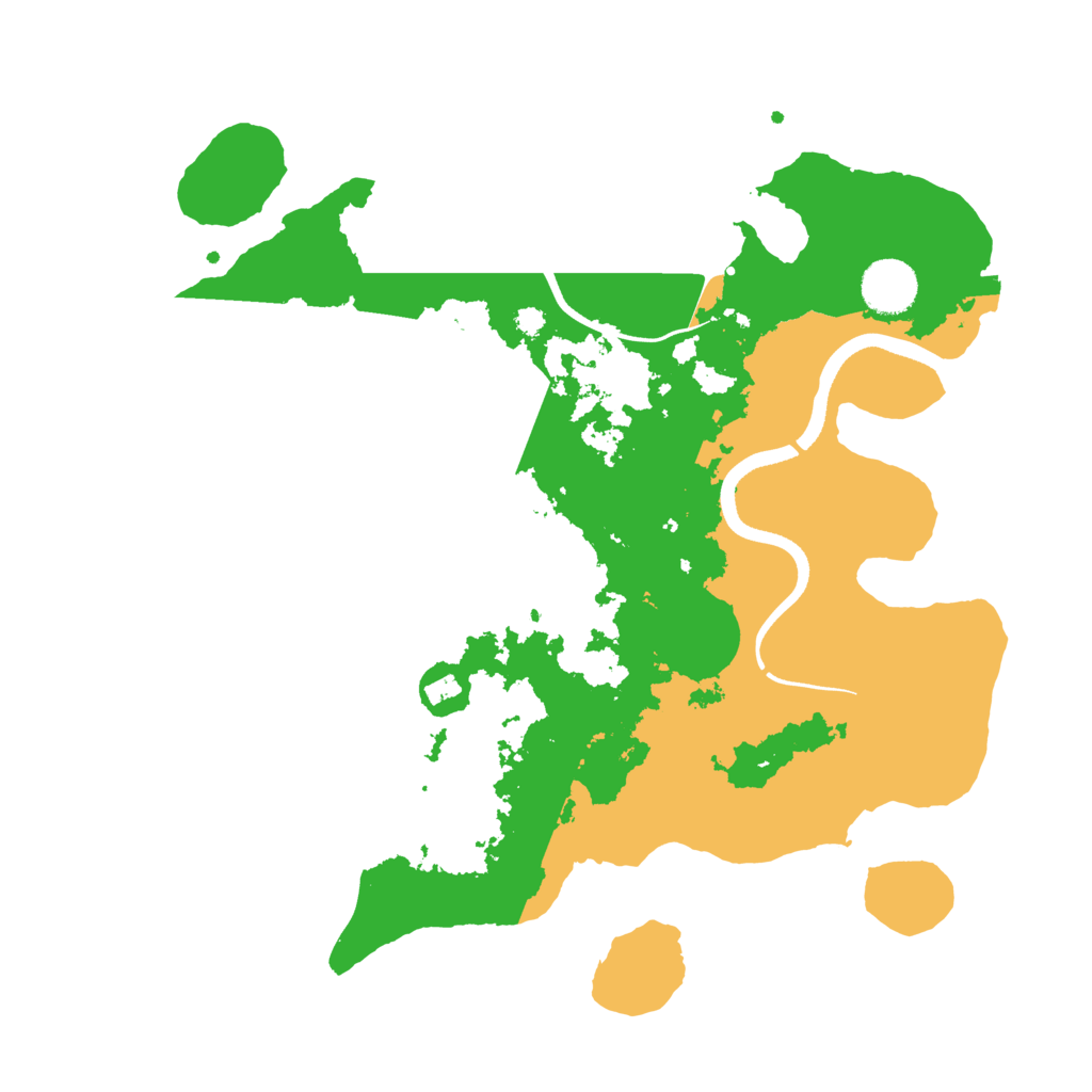 Biome Rust Map: Procedural Map, Size: 3500, Seed: 633