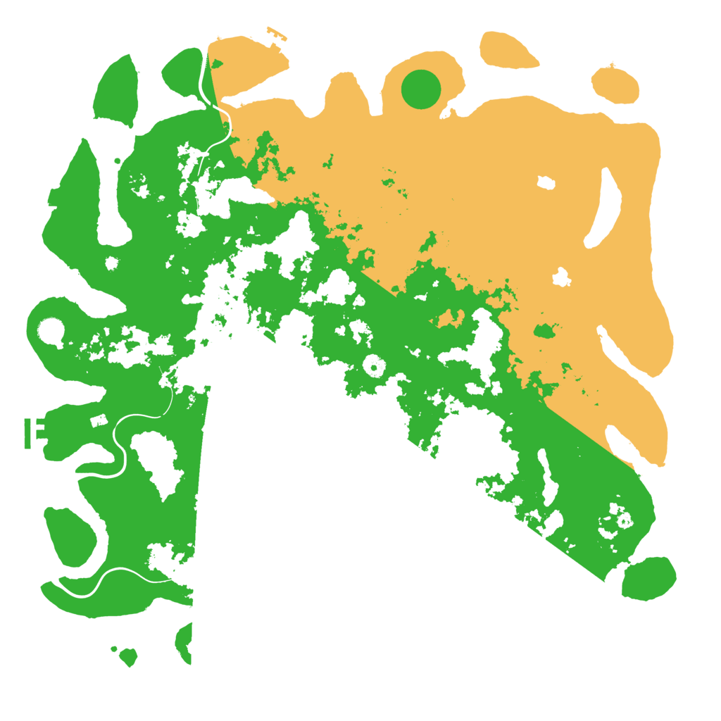 Biome Rust Map: Procedural Map, Size: 4800, Seed: 6329654