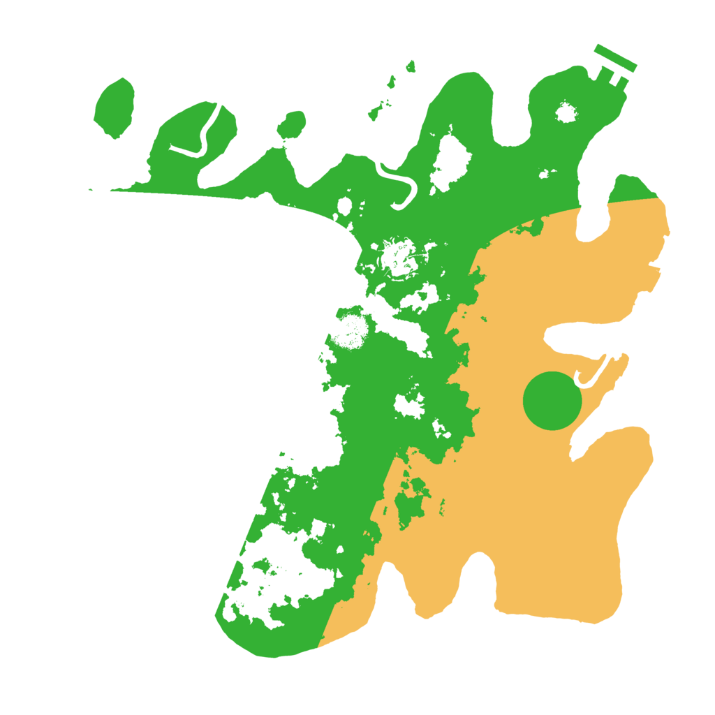 Biome Rust Map: Procedural Map, Size: 3205, Seed: 12345