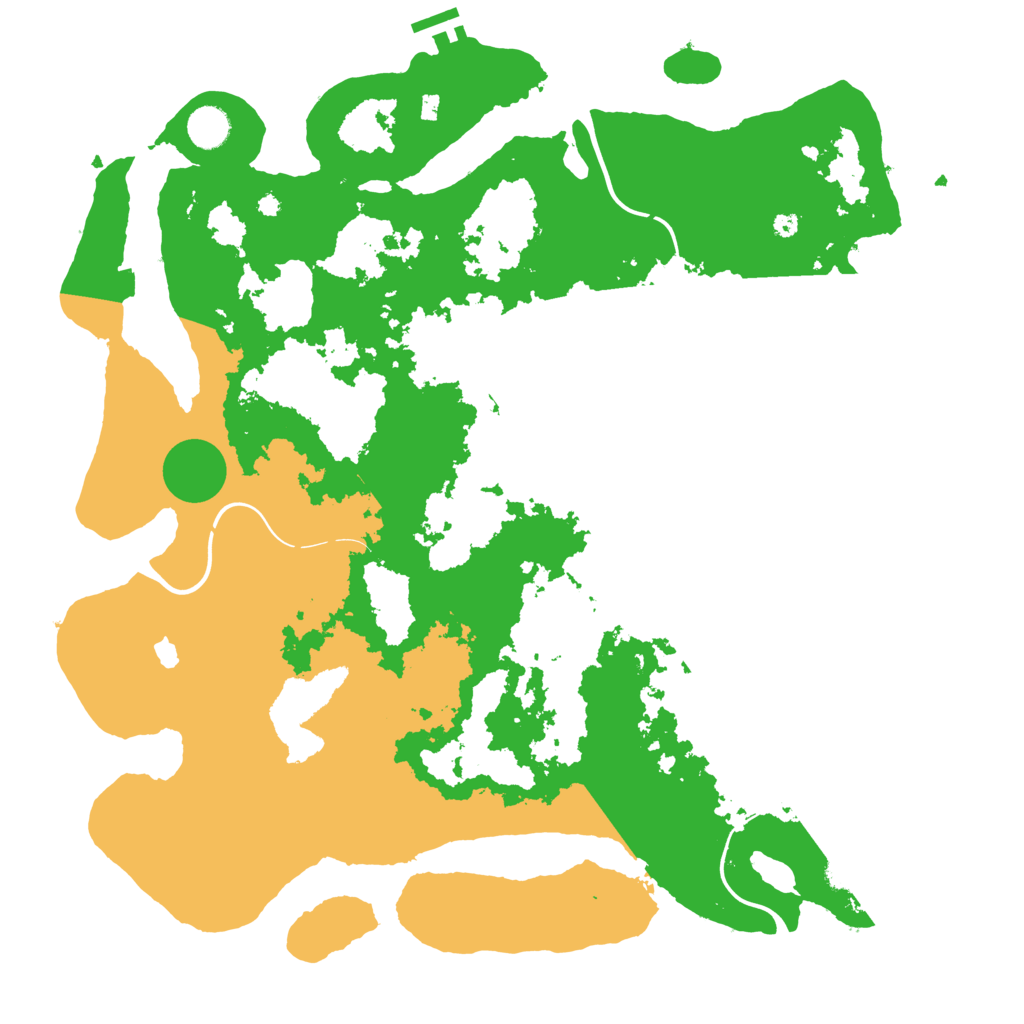 Biome Rust Map: Procedural Map, Size: 4250, Seed: 26222291