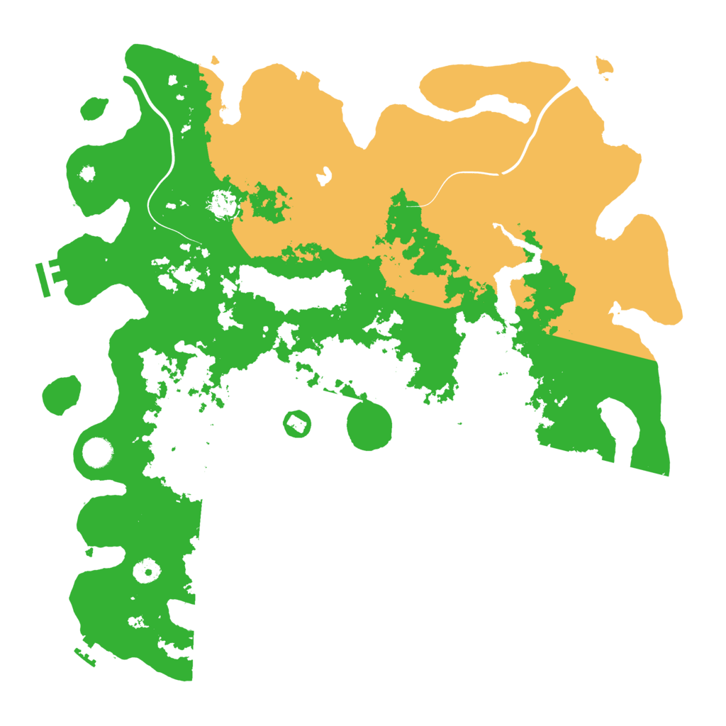 Biome Rust Map: Procedural Map, Size: 4250, Seed: 151739144