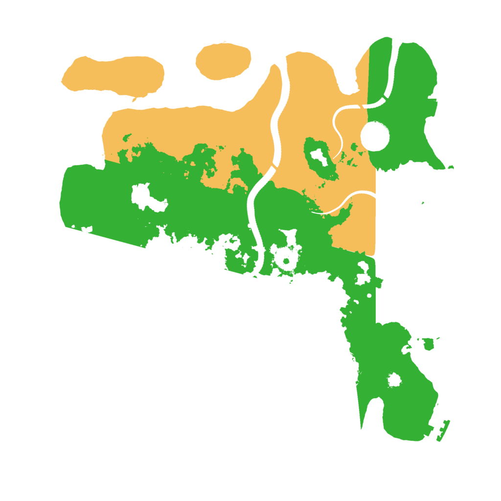 Biome Rust Map: Procedural Map, Size: 3250, Seed: 954063937