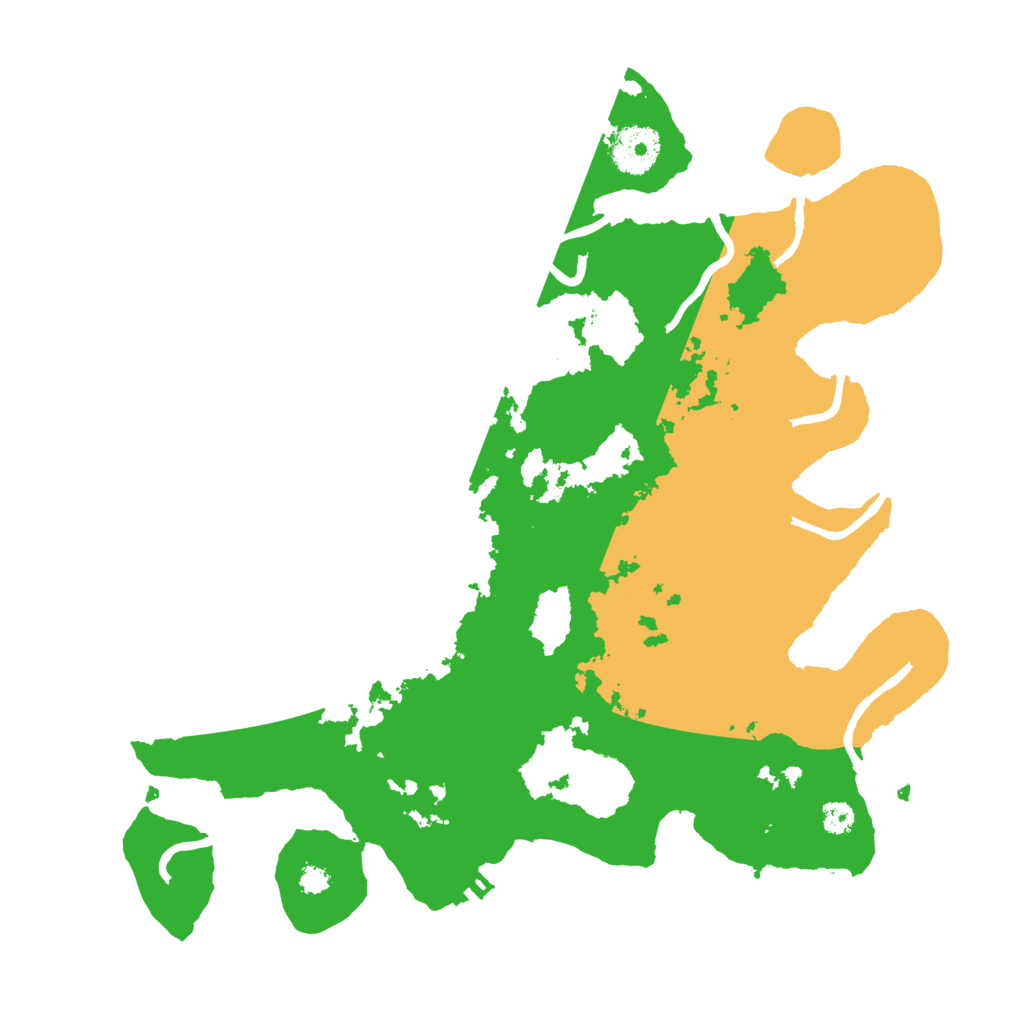 Biome Rust Map: Procedural Map, Size: 3250, Seed: 866271369