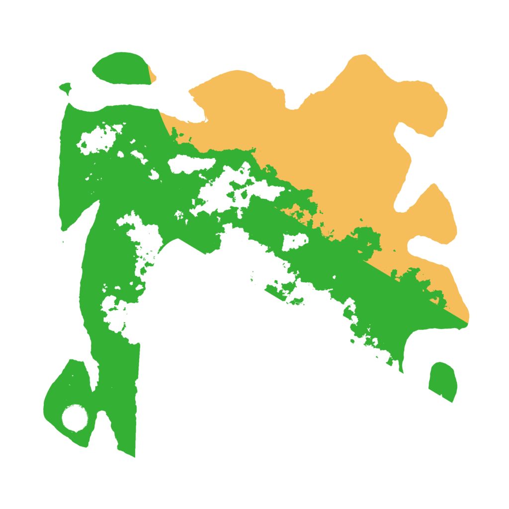 Biome Rust Map: Barren, Size: 3500, Seed: 246176911