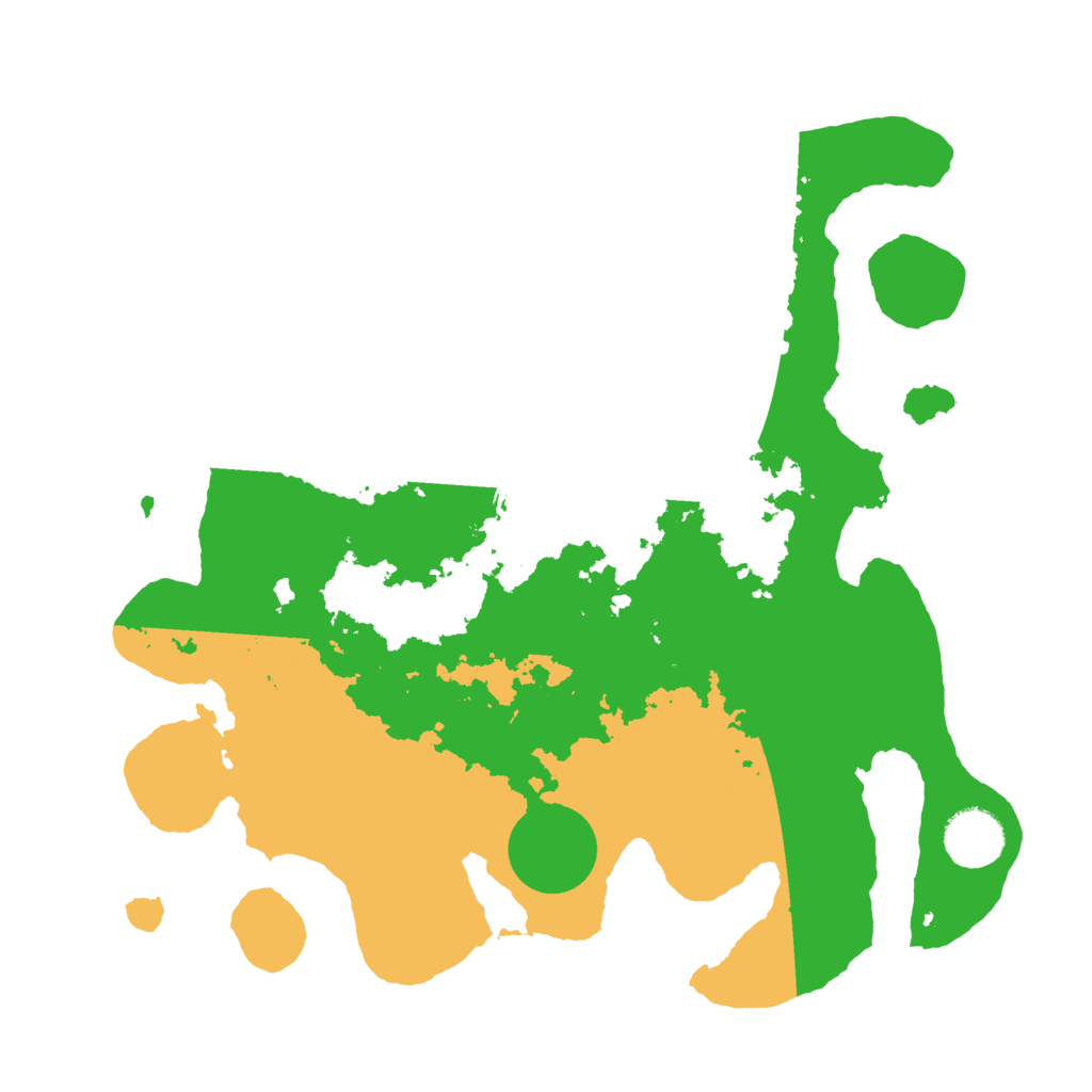 Biome Rust Map: Barren, Size: 3250, Seed: 40530869