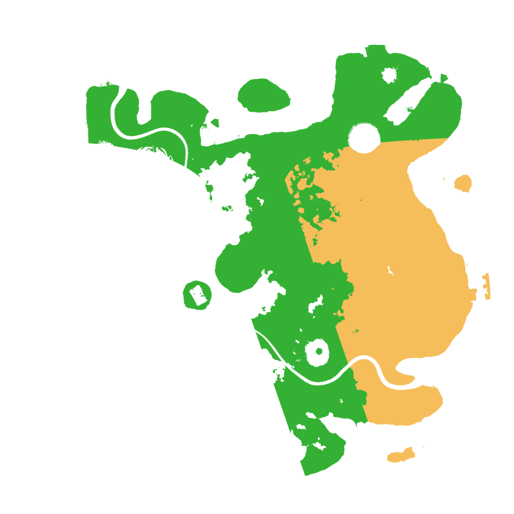 Biome Rust Map: Procedural Map, Size: 3000, Seed: 818395122