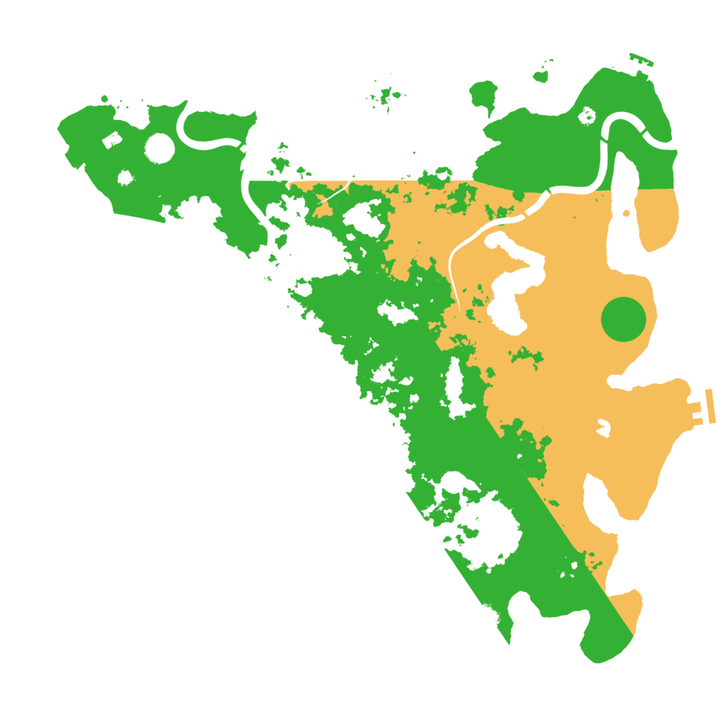 Biome Rust Map: Procedural Map, Size: 4250, Seed: 676359946