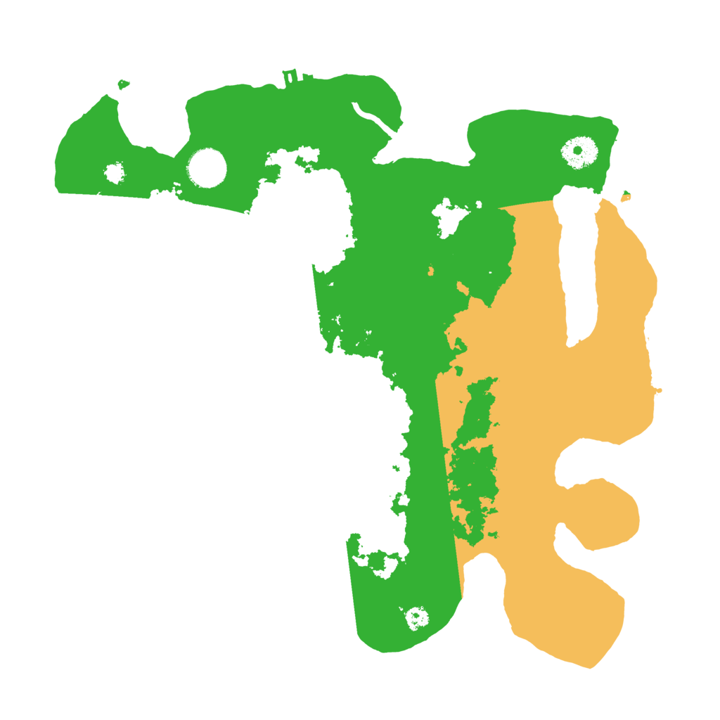 Biome Rust Map: Procedural Map, Size: 3250, Seed: 864110107