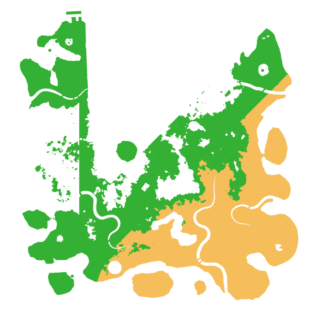 Biome Rust Map: Procedural Map, Size: 4250, Seed: 389953269