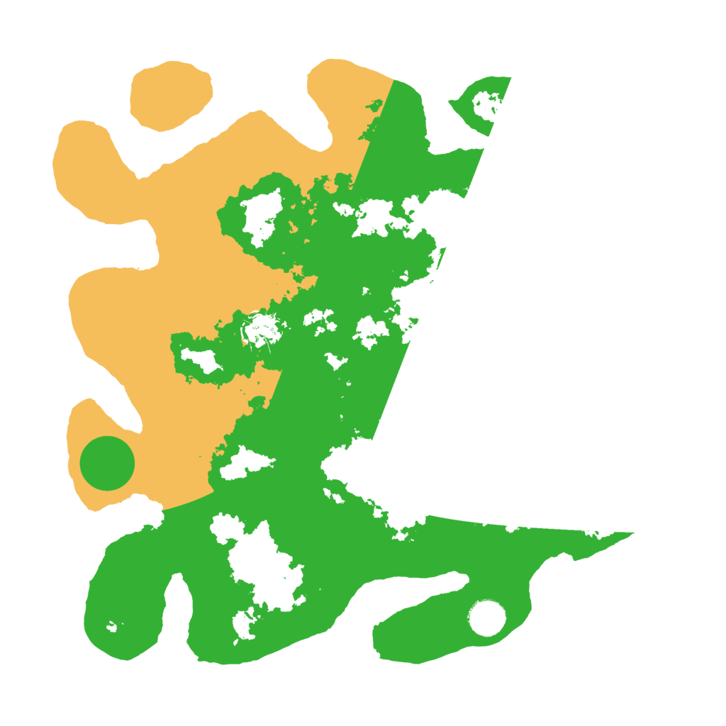 Biome Rust Map: Barren, Size: 3500, Seed: 933889839