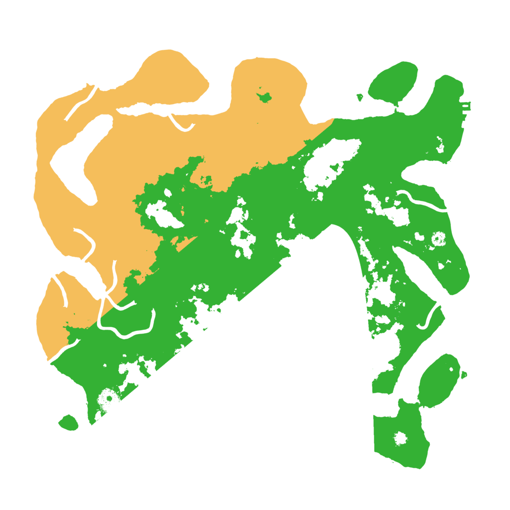 Biome Rust Map: Procedural Map, Size: 3550, Seed: 505181