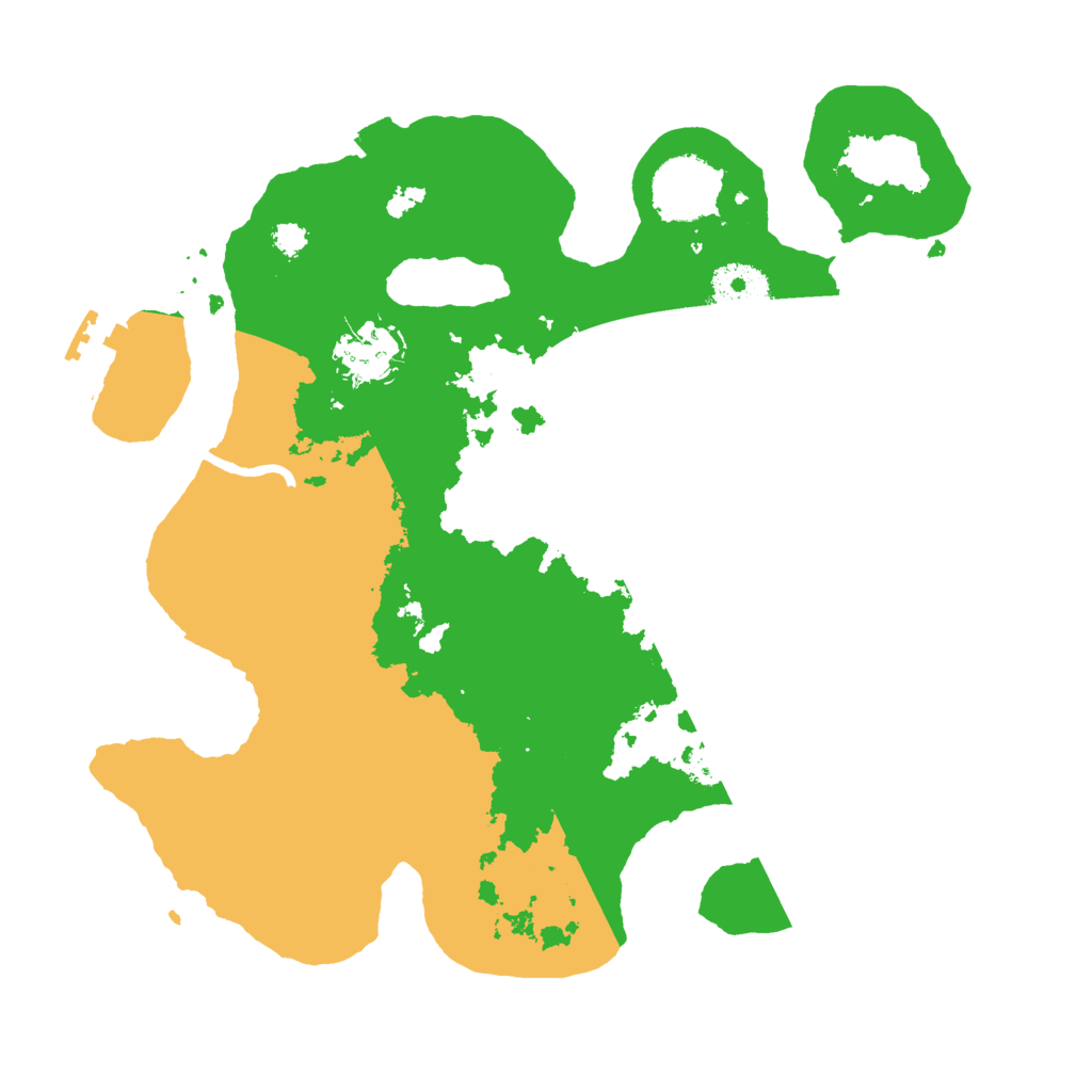 Biome Rust Map: Procedural Map, Size: 3000, Seed: 439659