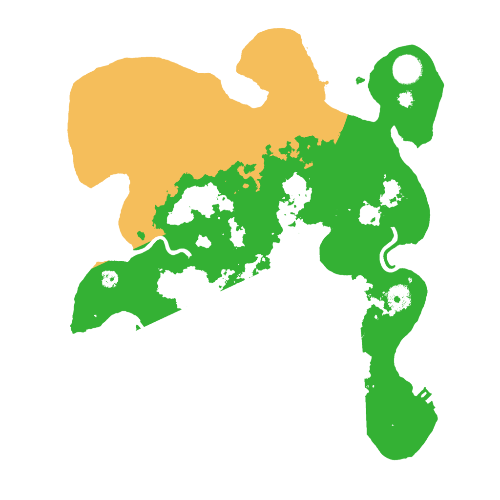 Biome Rust Map: Procedural Map, Size: 3000, Seed: 975739