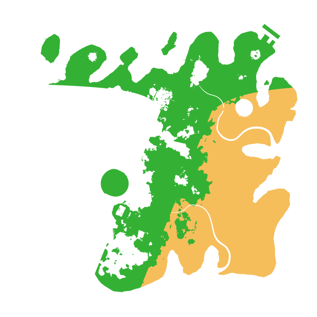 Biome Rust Map: Procedural Map, Size: 3210, Seed: 12345