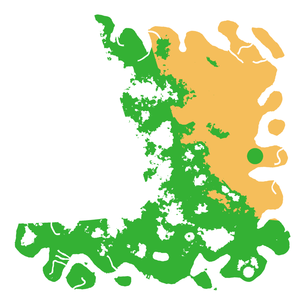 Biome Rust Map: Procedural Map, Size: 5000, Seed: 700862855