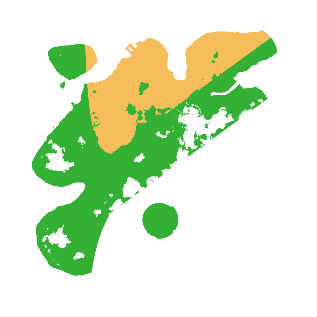 Biome Rust Map: Procedural Map, Size: 2500, Seed: 44880944