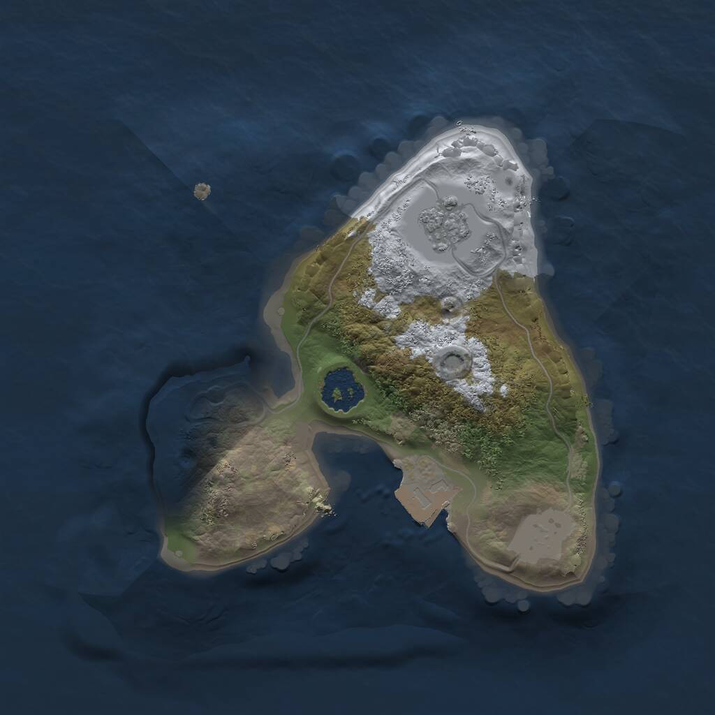 Rust Map: Procedural Map, Size: 1700, Seed: 20221210, 2 Monuments