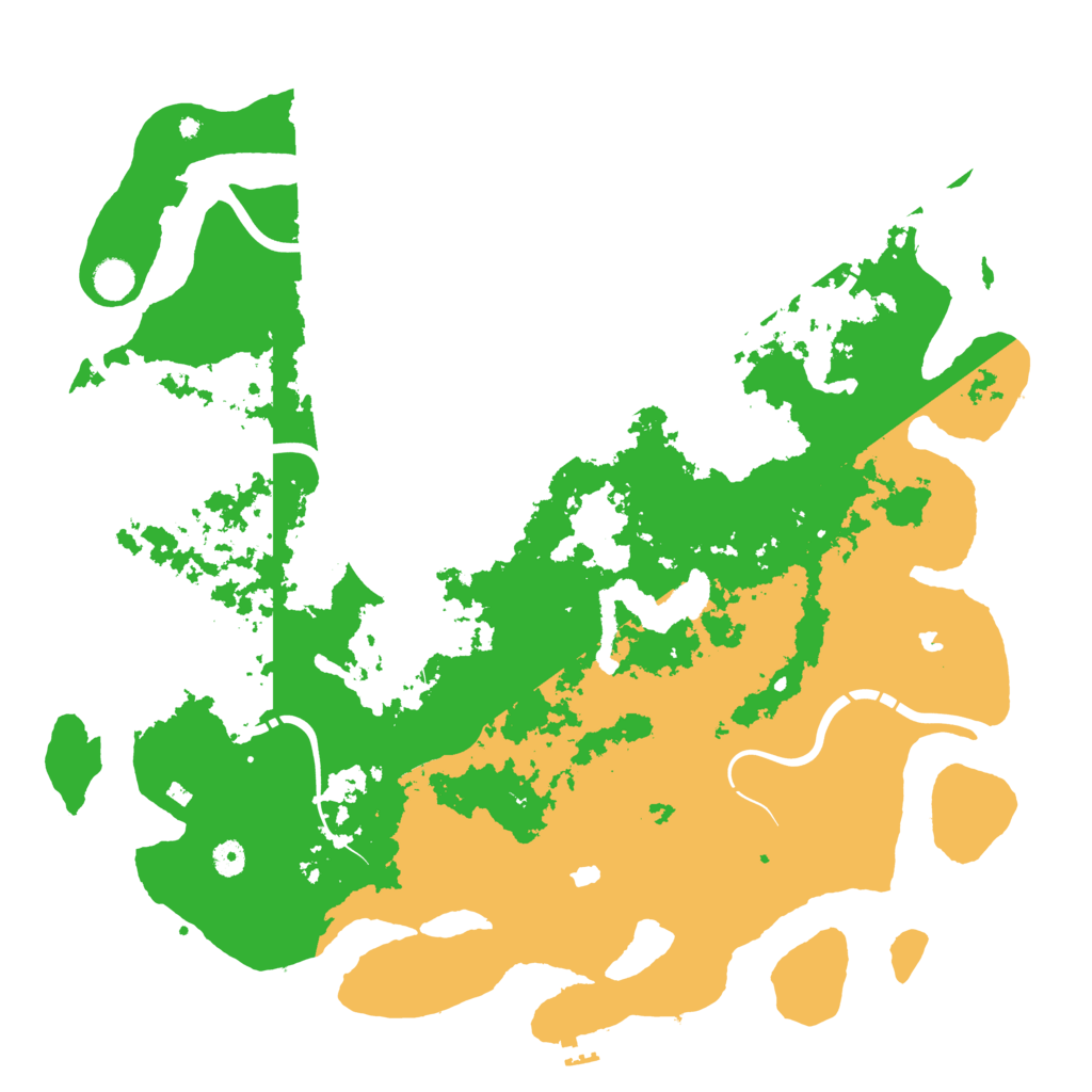 Biome Rust Map: Procedural Map, Size: 4800, Seed: 6541239