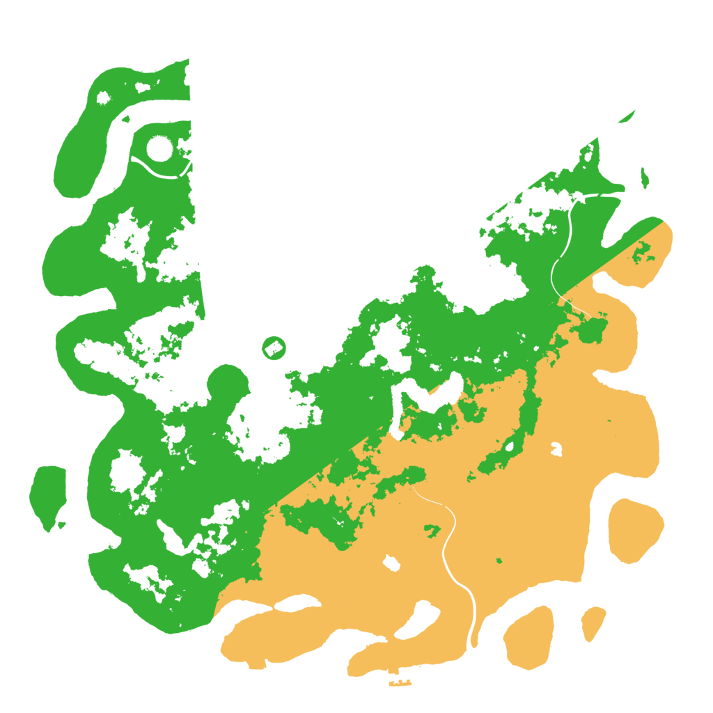 Biome Rust Map: Procedural Map, Size: 4800, Seed: 6541239