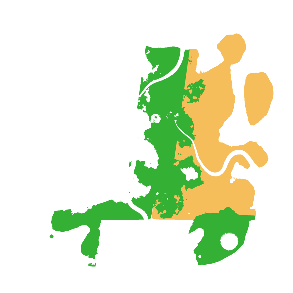 Biome Rust Map: Procedural Map, Size: 3000, Seed: 2087565476