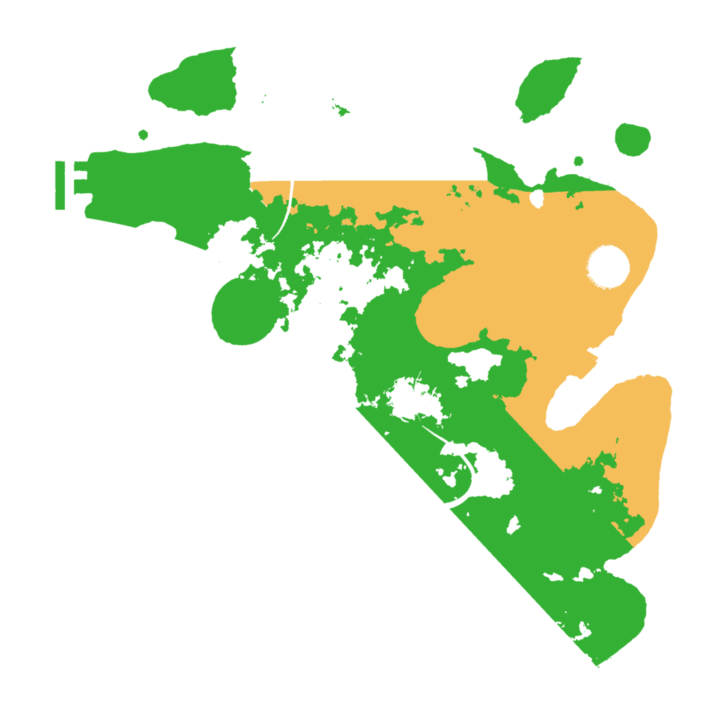 Biome Rust Map: Procedural Map, Size: 3000, Seed: 2436578