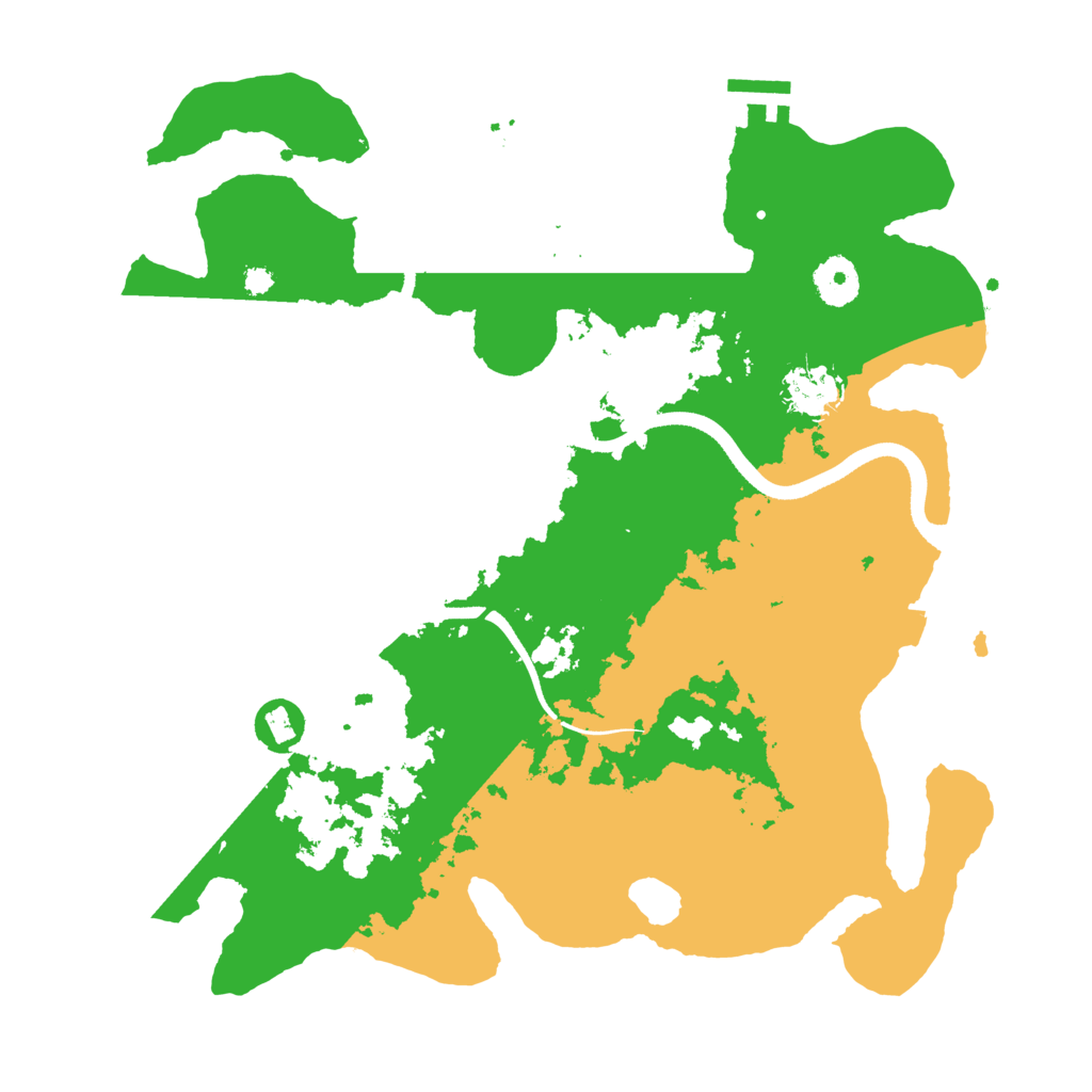 Biome Rust Map: Procedural Map, Size: 3500, Seed: 1694337233