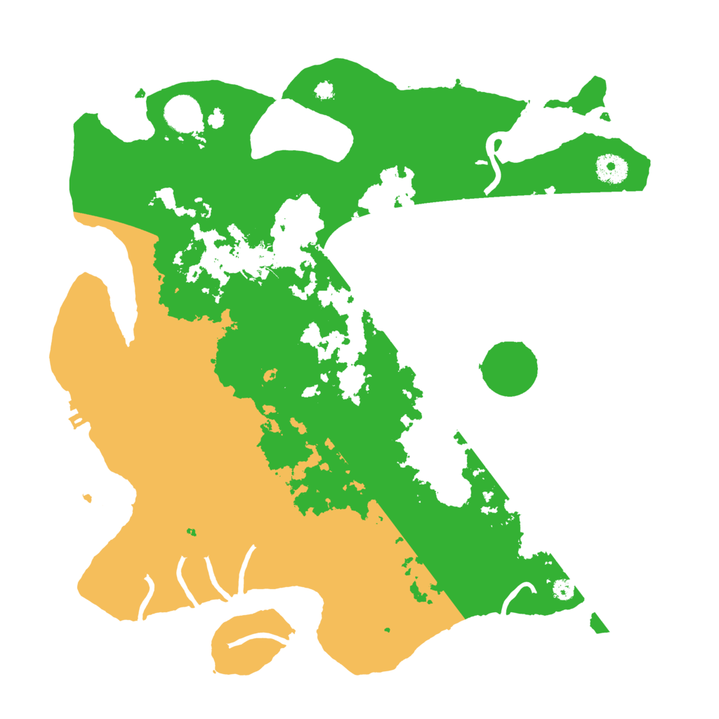 Biome Rust Map: Procedural Map, Size: 3500, Seed: 8074