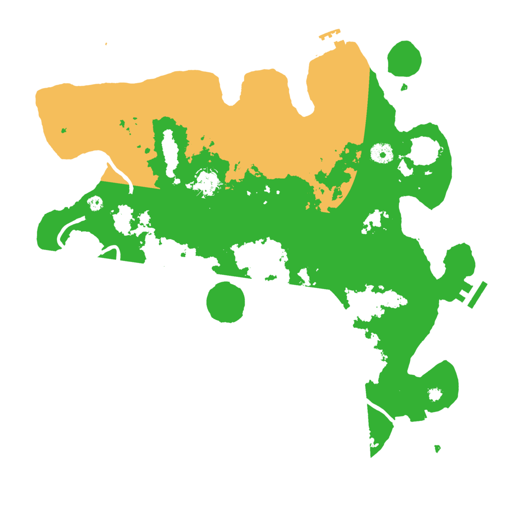 Biome Rust Map: Procedural Map, Size: 3500, Seed: 3875475