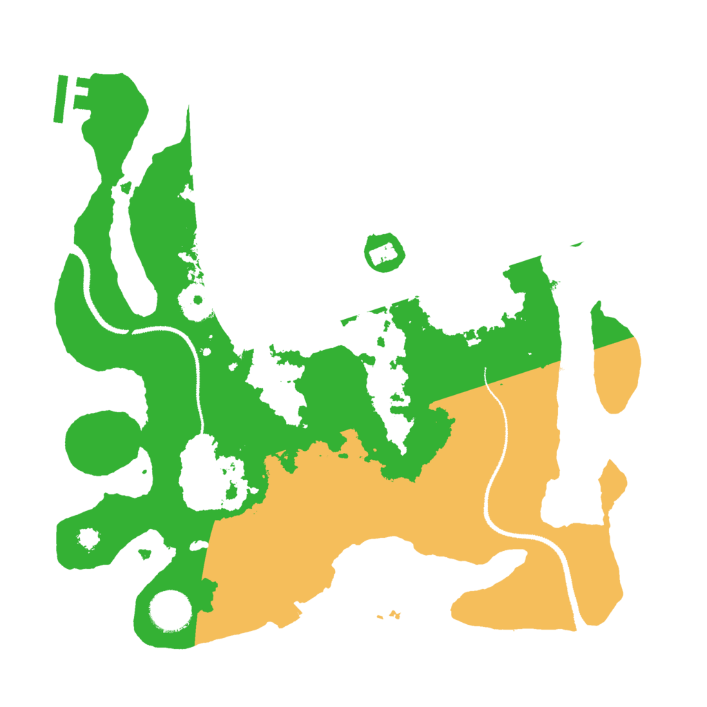 Biome Rust Map: Procedural Map, Size: 3000, Seed: 688351643