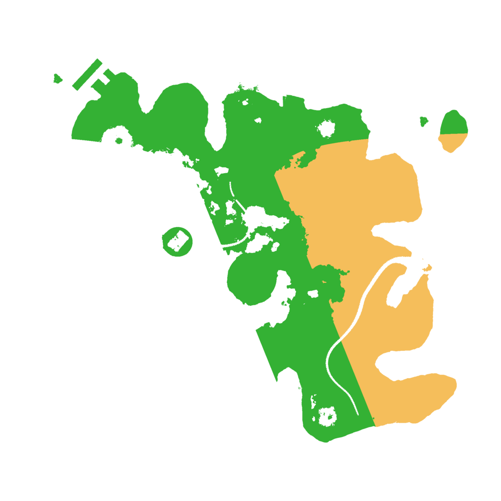 Biome Rust Map: Procedural Map, Size: 2700, Seed: 707353243