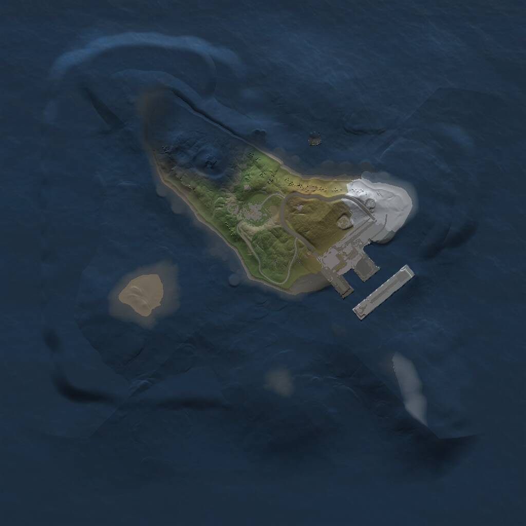 Rust Map: Procedural Map, Size: 1500, Seed: 875609239, 2 Monuments