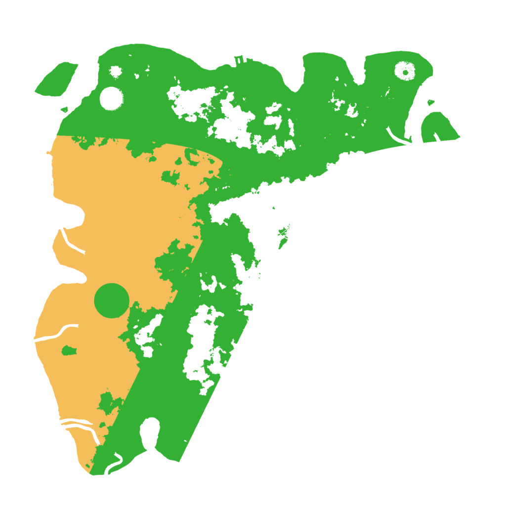 Biome Rust Map: Procedural Map, Size: 3800, Seed: 731330396