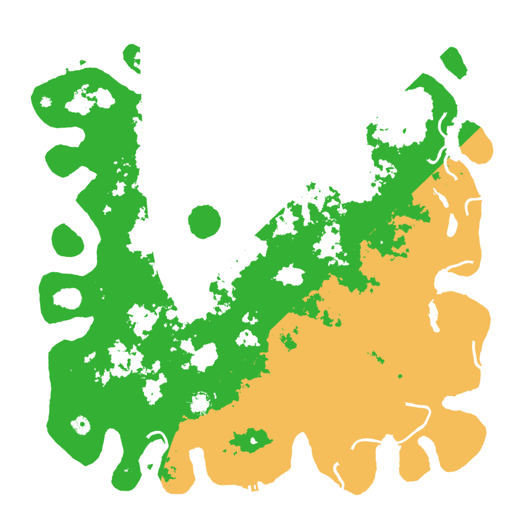 Biome Rust Map: Procedural Map, Size: 4500, Seed: 182548579