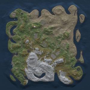 Thumbnail Rust Map: Procedural Map, Size: 4250, Seed: 935115595, 19 Monuments